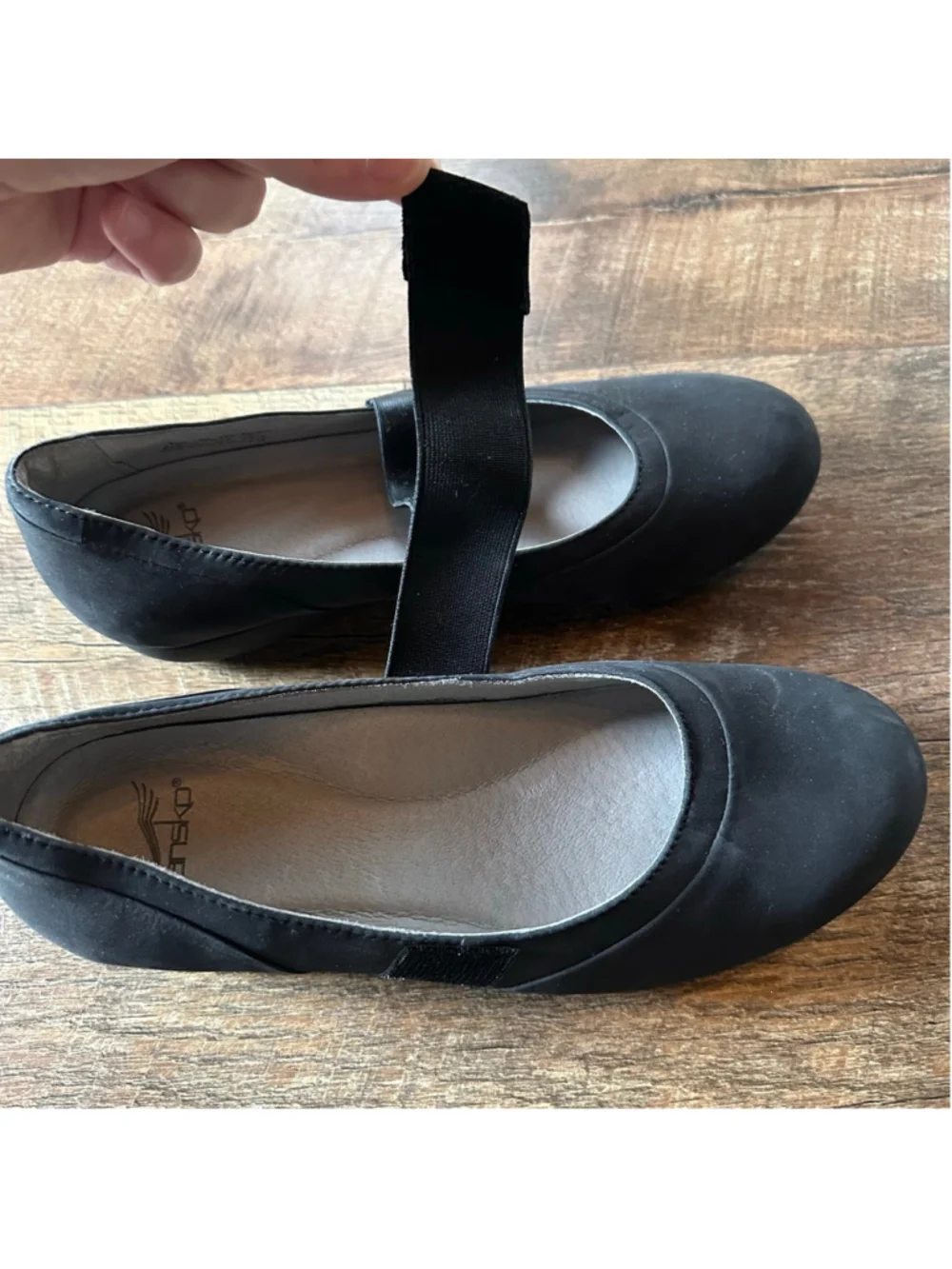 Women's Dansko Black Mary Jane Flats Size 5.5 Summer